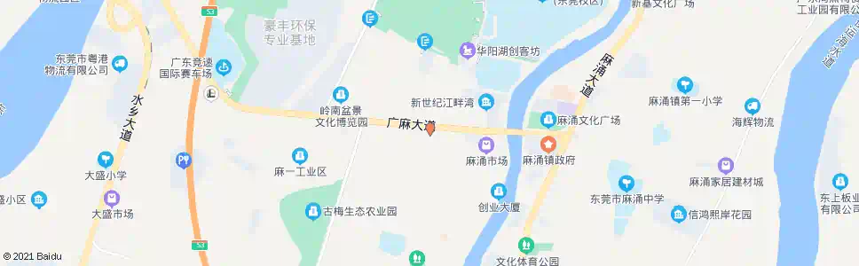 东莞麻涌车站_公交站地图_东莞公交_妙搜公交查询2024