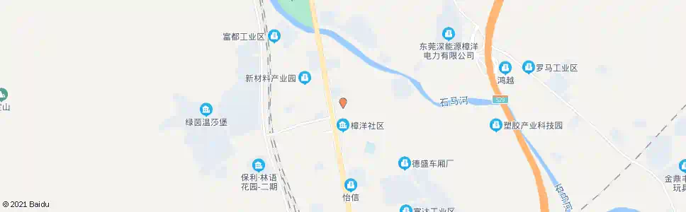 东莞樟洋市场_公交站地图_东莞公交_妙搜公交查询2024