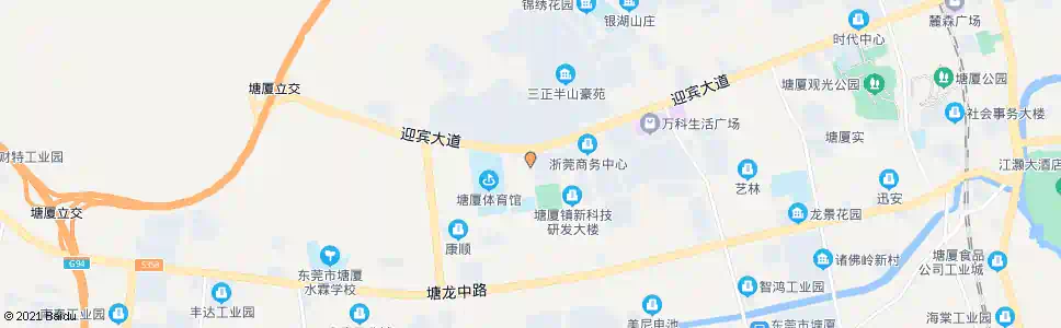 东莞塘厦公安分局_公交站地图_东莞公交_妙搜公交查询2024