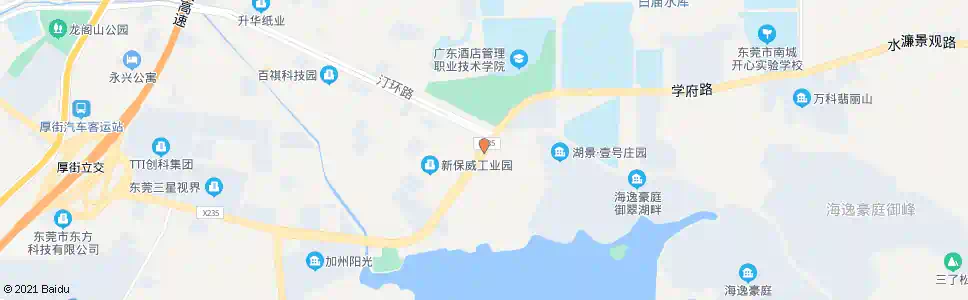 东莞学府路口_公交站地图_东莞公交_妙搜公交查询2024