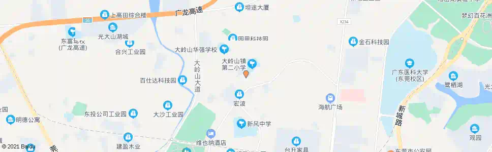 东莞金桔吉龙市场_公交站地图_东莞公交_妙搜公交查询2024