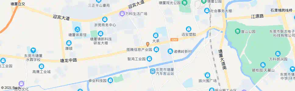 东莞塘厦人民医院_公交站地图_东莞公交_妙搜公交查询2024