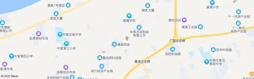 东莞三保桥_公交站地图_东莞公交_妙搜公交查询2024