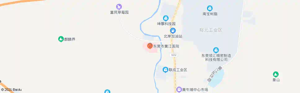 东莞黄江医院_公交站地图_东莞公交_妙搜公交查询2024