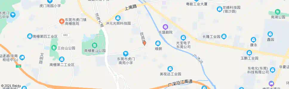 东莞南栅五区路口_公交站地图_东莞公交_妙搜公交查询2024