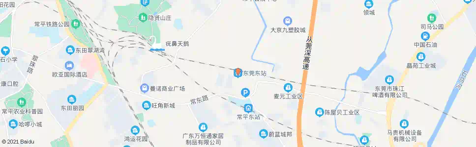 东莞竹村_公交站地图_东莞公交_妙搜公交查询2024