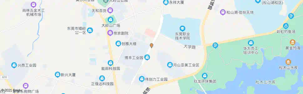 东莞上场路口_公交站地图_东莞公交_妙搜公交查询2024