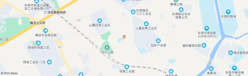 东莞山厦村_公交站地图_东莞公交_妙搜公交查询2024