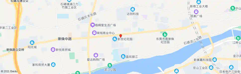 东莞上亿购物广场_公交站地图_东莞公交_妙搜公交查询2024