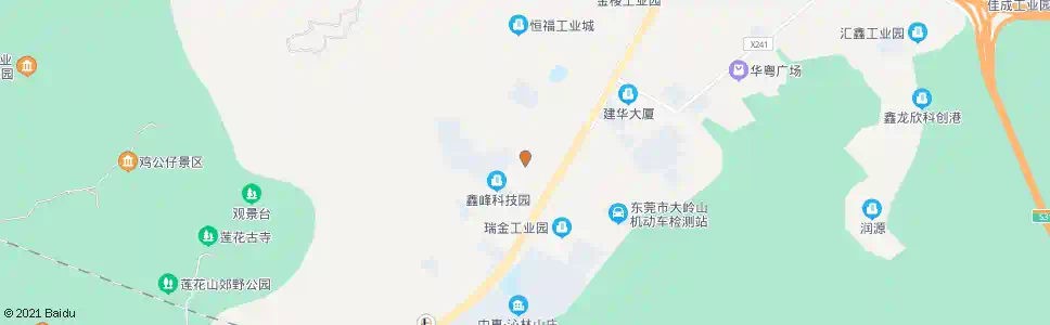 东莞颜屋市场(南)_公交站地图_东莞公交_妙搜公交查询2024