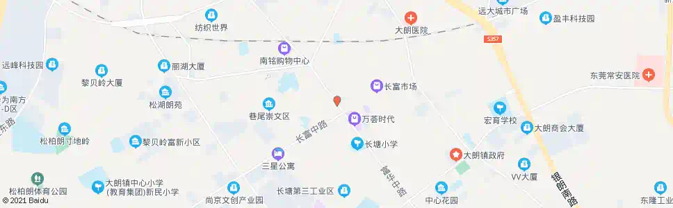 东莞长富广场_公交站地图_东莞公交_妙搜公交查询2024