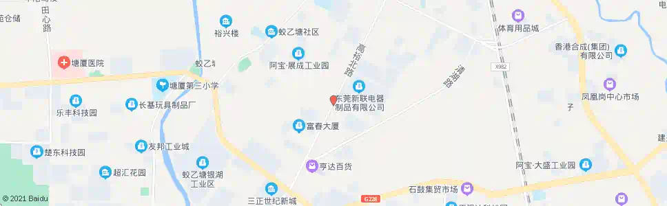 东莞新联路口_公交站地图_东莞公交_妙搜公交查询2024