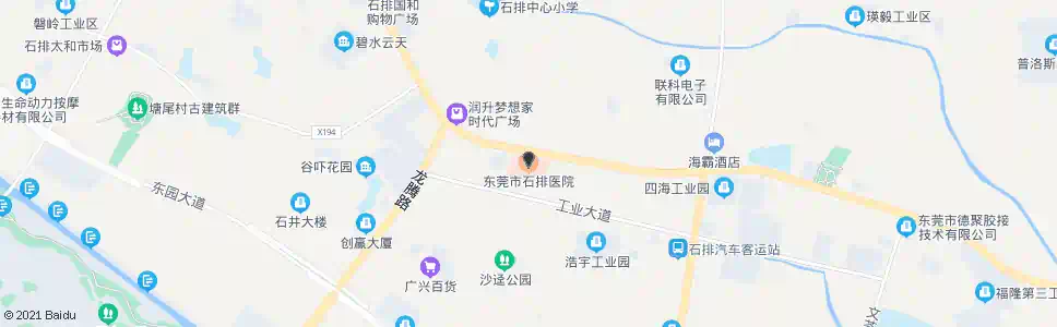 东莞石排医院_公交站地图_东莞公交_妙搜公交查询2024