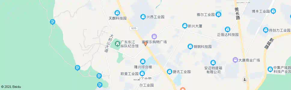 东莞大岭天桥_公交站地图_东莞公交_妙搜公交查询2024