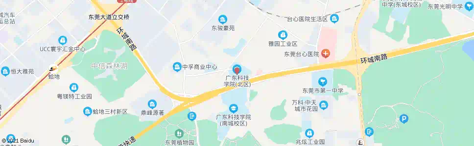 东莞南博学院_公交站地图_东莞公交_妙搜公交查询2024