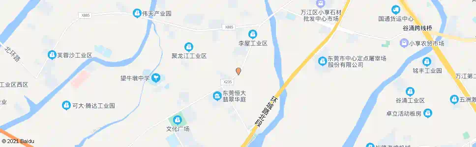 东莞李屋_公交站地图_东莞公交_妙搜公交查询2024