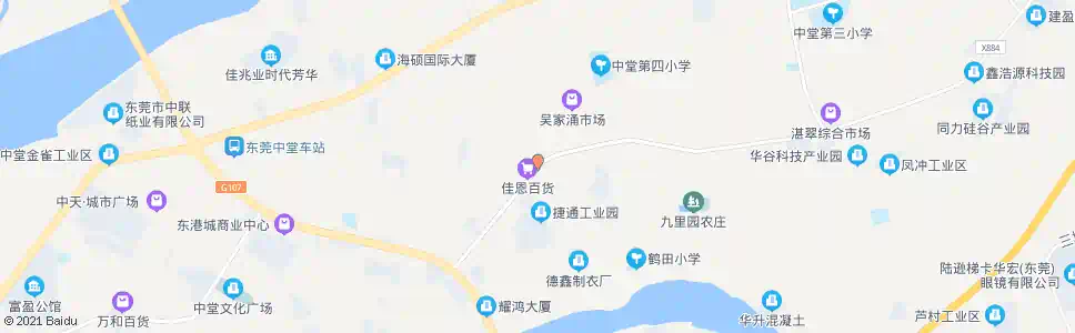 东莞吴家涌(鹤田)路口_公交站地图_东莞公交_妙搜公交查询2024