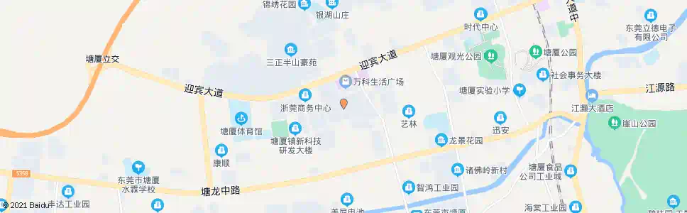 东莞隆福花园_公交站地图_东莞公交_妙搜公交查询2024