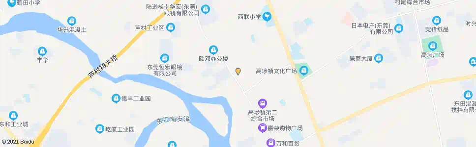 东莞河城小学_公交站地图_东莞公交_妙搜公交查询2024