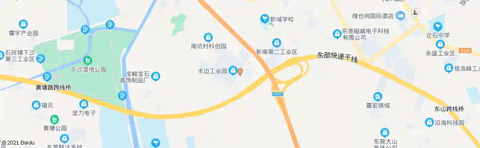 东莞水边工业区_公交站地图_东莞公交_妙搜公交查询2024