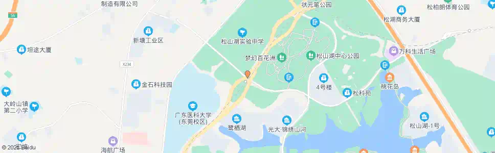 东莞松山湖兴园路口_公交站地图_东莞公交_妙搜公交查询2024