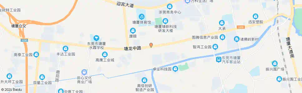 东莞丰骏电子厂_公交站地图_东莞公交_妙搜公交查询2024