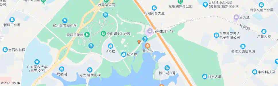 东莞中国银行(松山湖)_公交站地图_东莞公交_妙搜公交查询2024