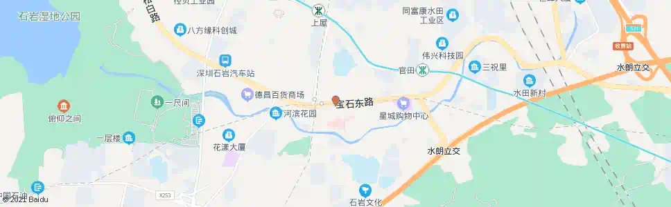 东莞石岩街道办_公交站地图_东莞公交_妙搜公交查询2024