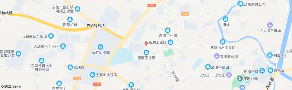 东莞百德工业城_公交站地图_东莞公交_妙搜公交查询2024