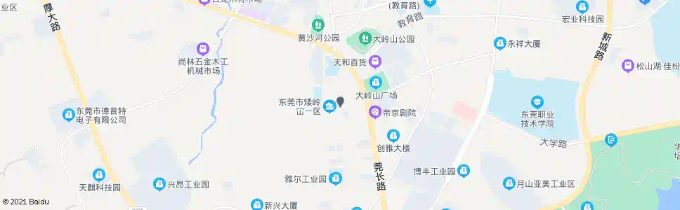 东莞下埔一路口_公交站地图_东莞公交_妙搜公交查询2024