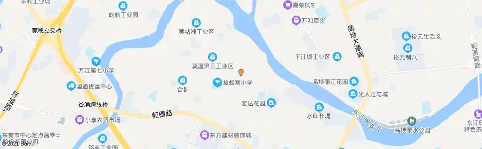 东莞莫屋新桥街_公交站地图_东莞公交_妙搜公交查询2024