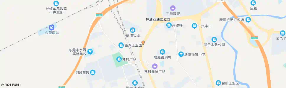 东莞林村_公交站地图_东莞公交_妙搜公交查询2024