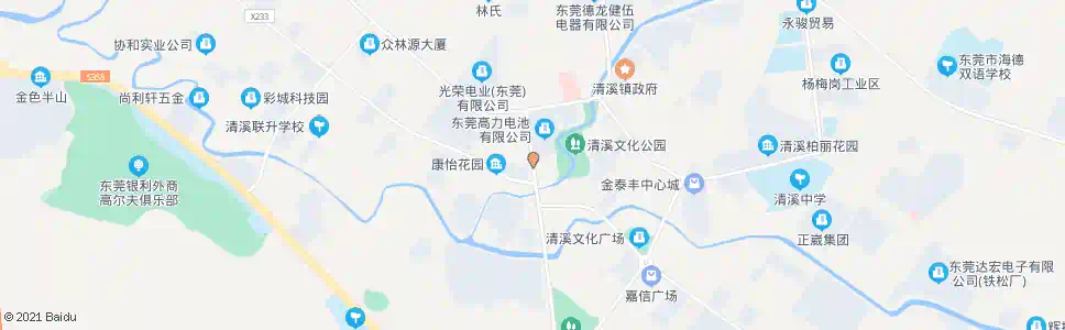 东莞清溪电视台_公交站地图_东莞公交_妙搜公交查询2024