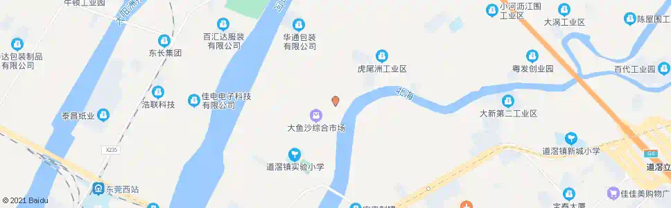 东莞大渔沙村委会_公交站地图_东莞公交_妙搜公交查询2024