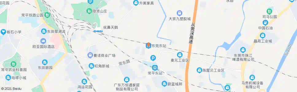 东莞东校场_公交站地图_东莞公交_妙搜公交查询2024