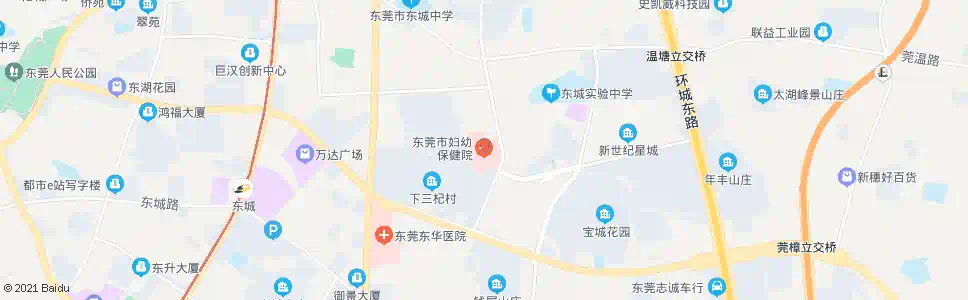 东莞妇幼保健院_公交站地图_东莞公交_妙搜公交查询2024