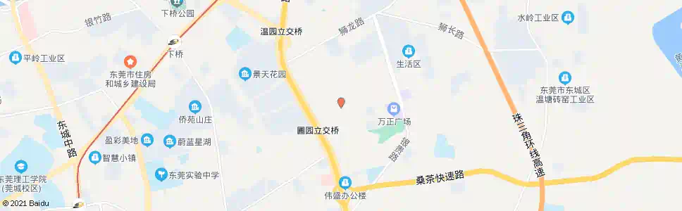 东莞东城桑园工业园总站_公交站地图_东莞公交_妙搜公交查询2024