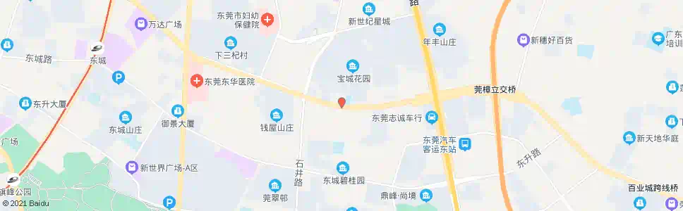 东莞宝城花园南_公交站地图_东莞公交_妙搜公交查询2024