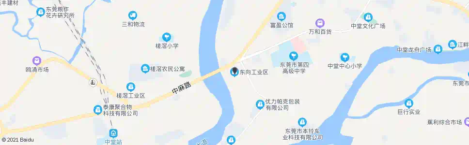 东莞向东工业区_公交站地图_东莞公交_妙搜公交查询2024