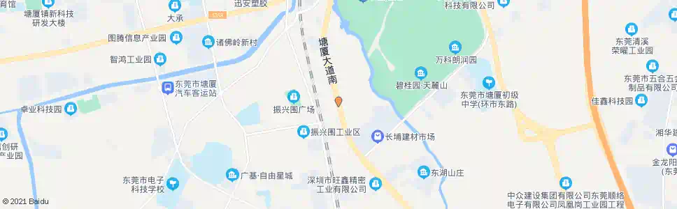 东莞华堂市场_公交站地图_东莞公交_妙搜公交查询2024