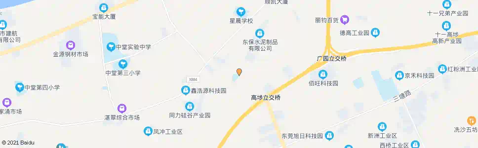 东莞保安围村委_公交站地图_东莞公交_妙搜公交查询2024