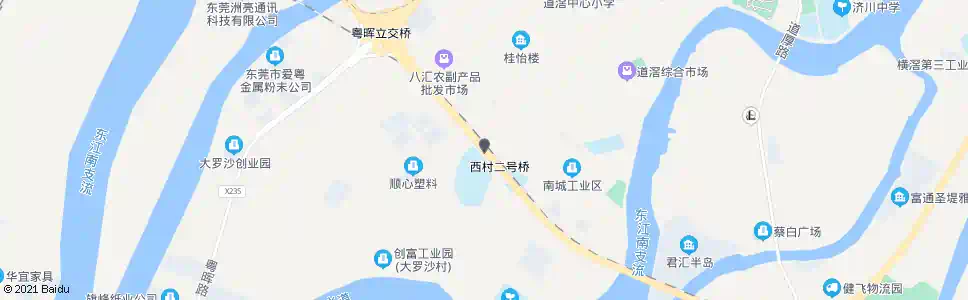 东莞西村_公交站地图_东莞公交_妙搜公交查询2024