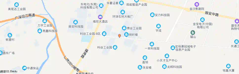 东莞博业工业园_公交站地图_东莞公交_妙搜公交查询2024