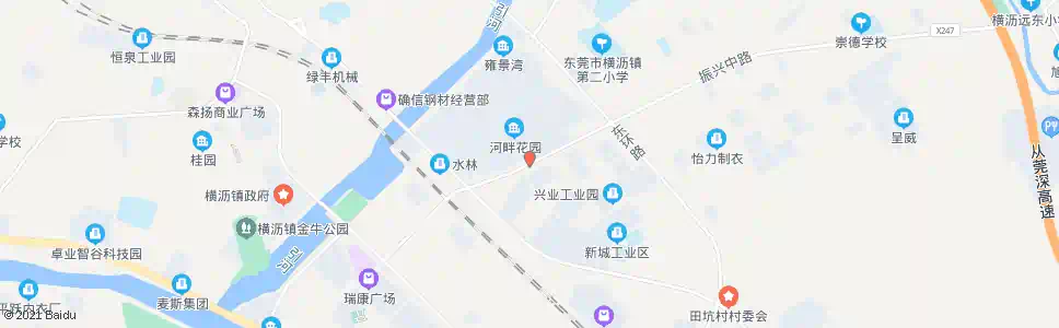 东莞河畔花园东门_公交站地图_东莞公交_妙搜公交查询2024