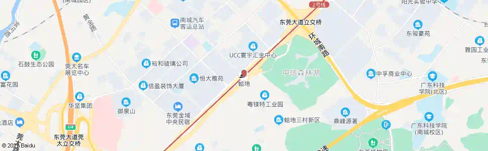 东莞蛤地_公交站地图_东莞公交_妙搜公交查询2024