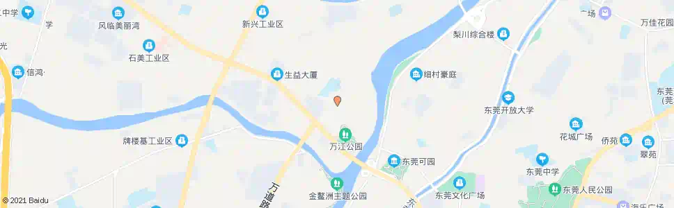 东莞万江小学_公交站地图_东莞公交_妙搜公交查询2024