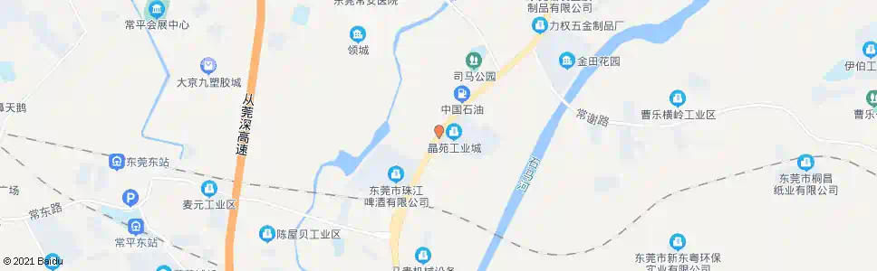 东莞晶苑工业城_公交站地图_东莞公交_妙搜公交查询2024