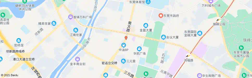 东莞鸿福路口_公交站地图_东莞公交_妙搜公交查询2024