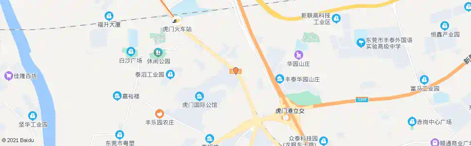 东莞虎门国际公馆_公交站地图_东莞公交_妙搜公交查询2024