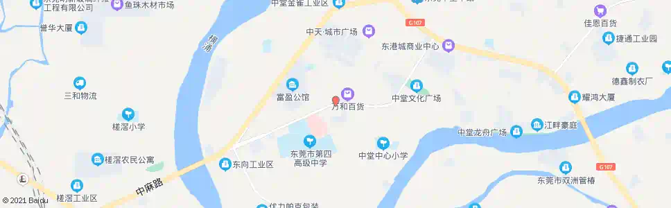 东莞万和商场_公交站地图_东莞公交_妙搜公交查询2024